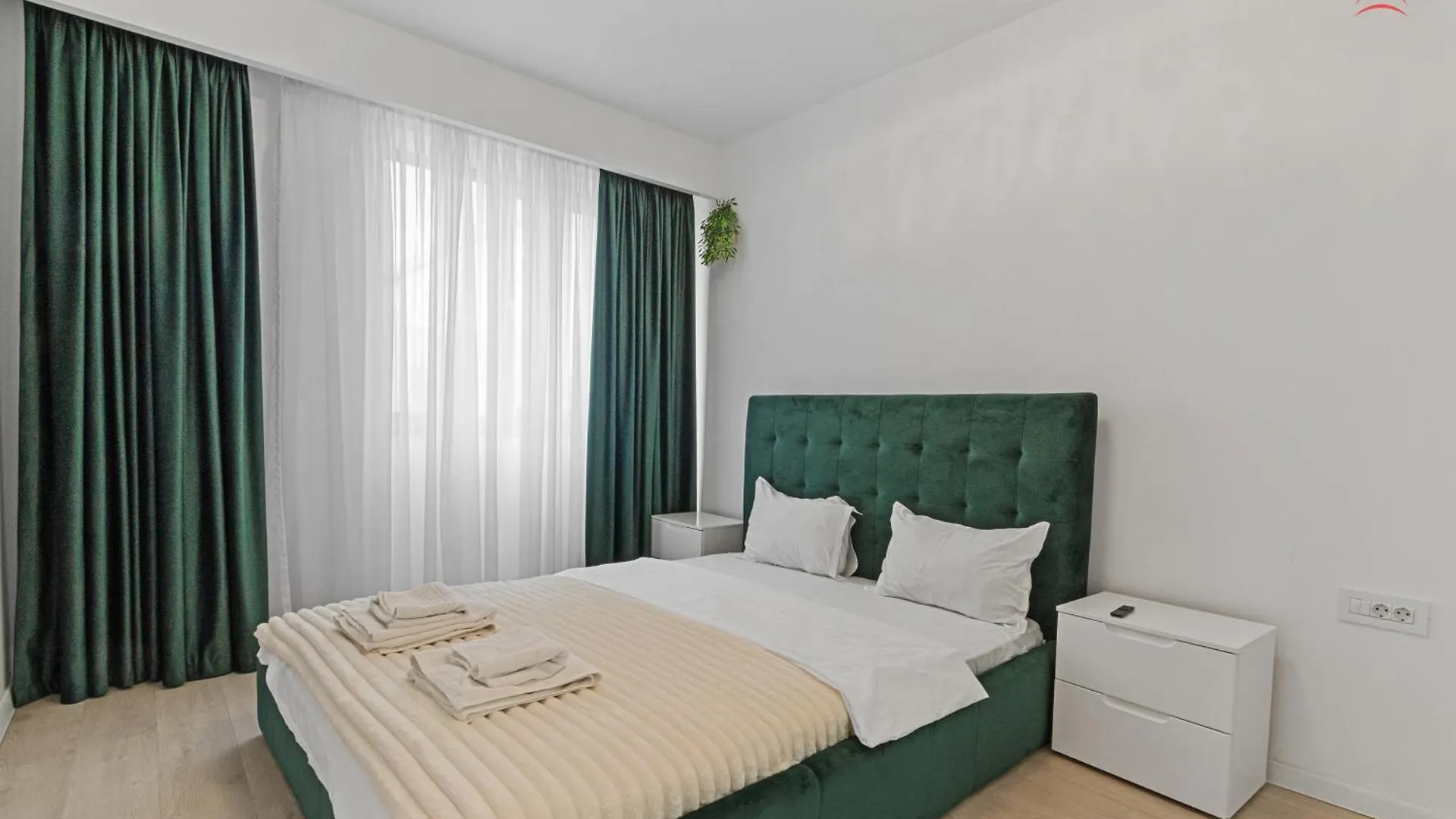 Lejlighed Sky View Apartament Private Underground Parking Bukarest